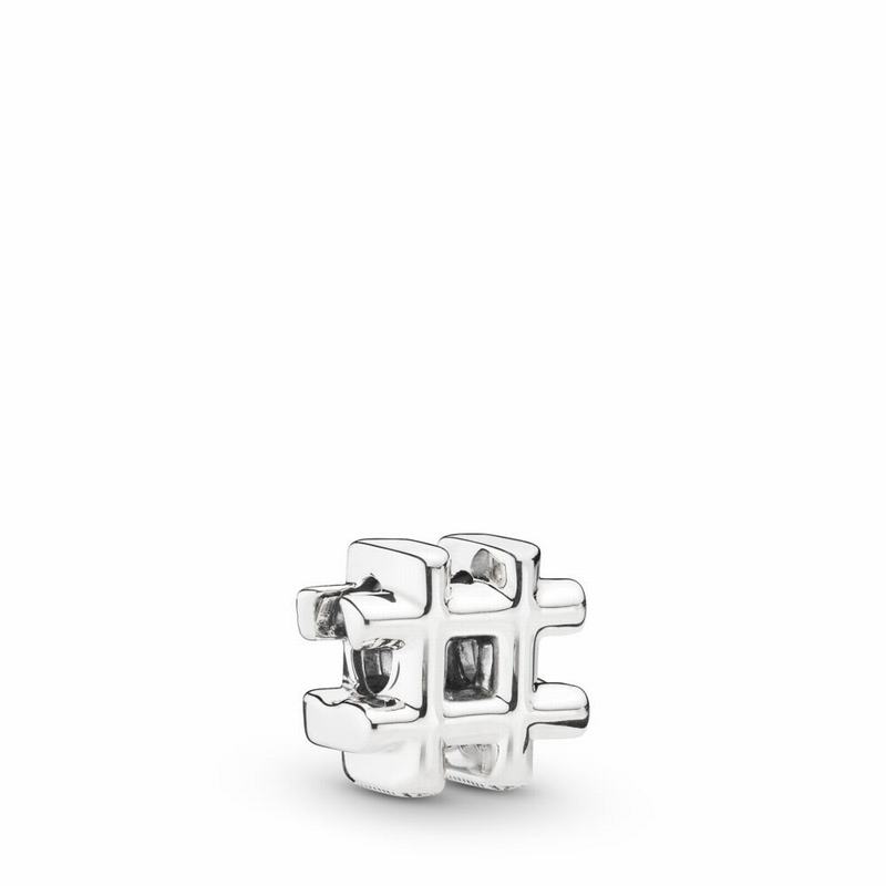 Pandora Hashtag Symbol Charm - Sterling Silver - Canada | JH1468LT